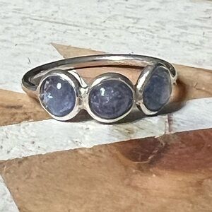 925 silver tanzanite ring